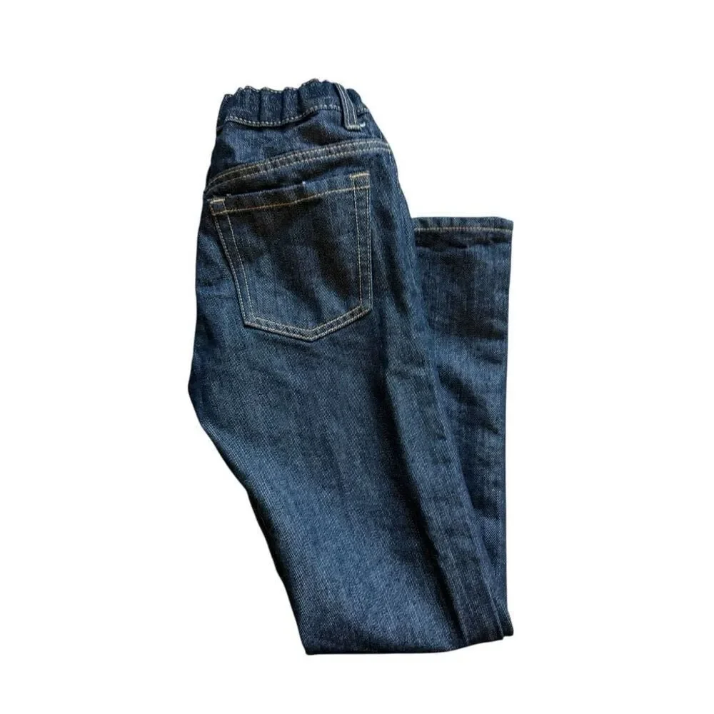 Youth Boys Old Navy Wow No Stretch Skinny Darkest Rinse Blue Jeans  - Sz 12